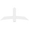Ekena Millwork Bellingham Architectural Grade PVC Gable Bracket, 60"W x 27 1/2"H x 2"D x 6"F, 11/12 Pitch GBP060X28X0206BEL00 - alternate 3